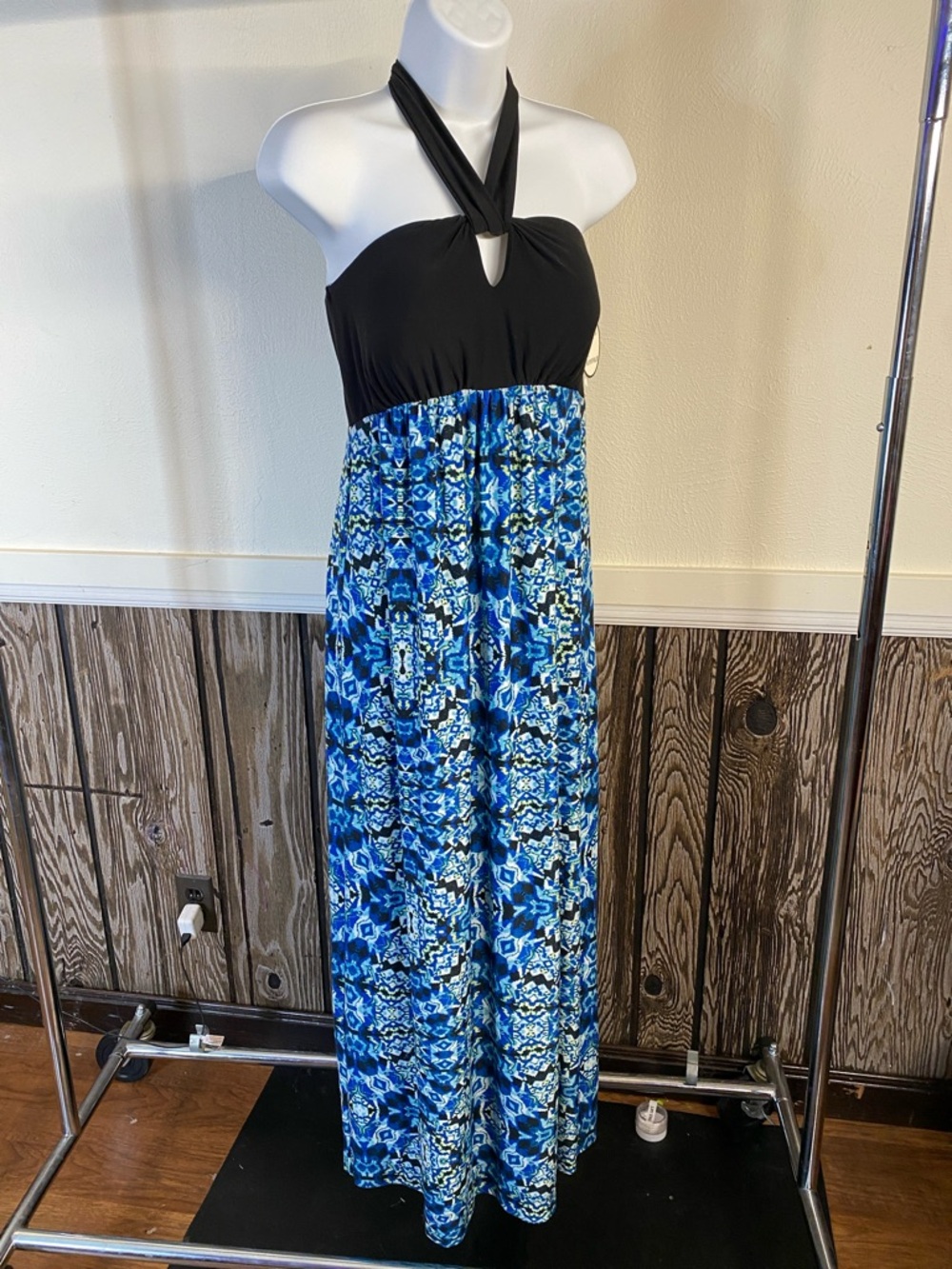 Soma Black Twist Halter Tank